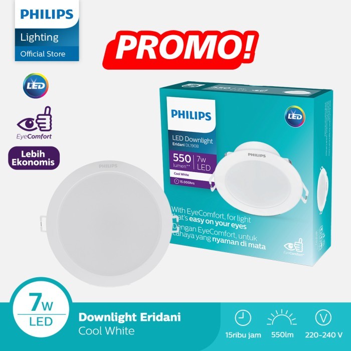 Philips eridani 7W Putih